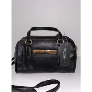 Tignanello “Main Street” small satchel Black NWT